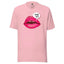 Sod Off Bold Lip Graphic Shirt Pink