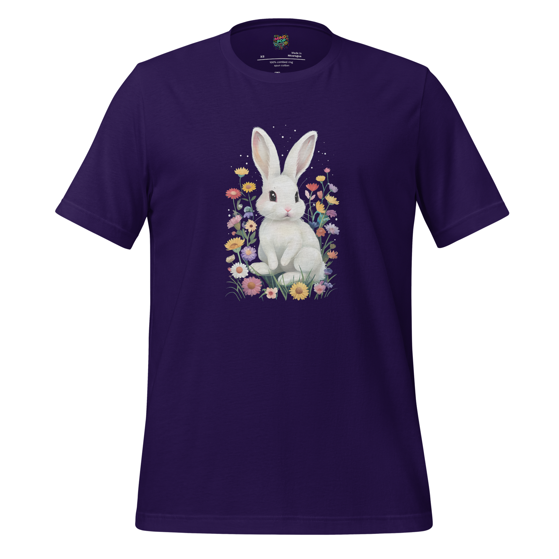 Spring Bunny Shirt Team Purple