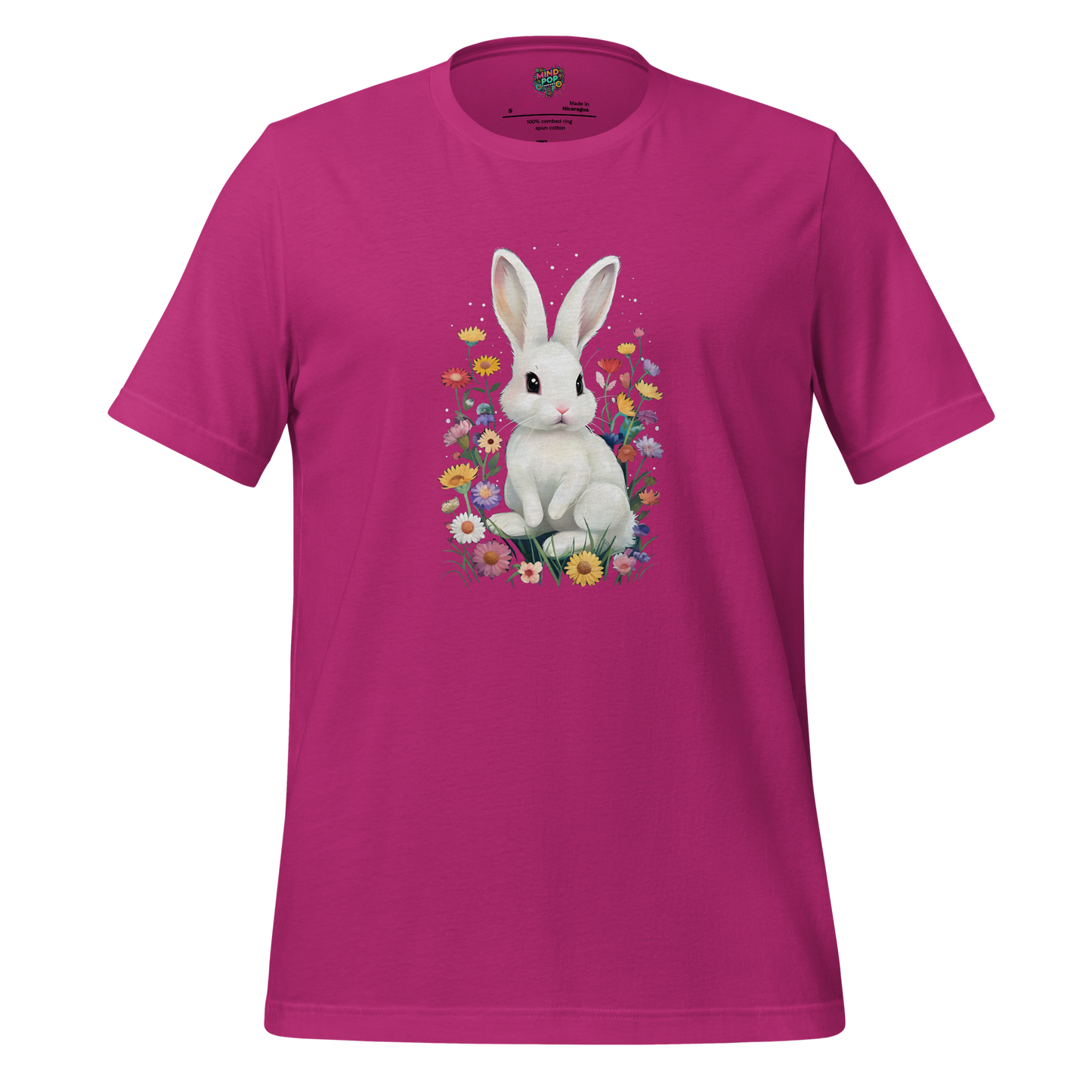 Spring Bunny Shirt Berry