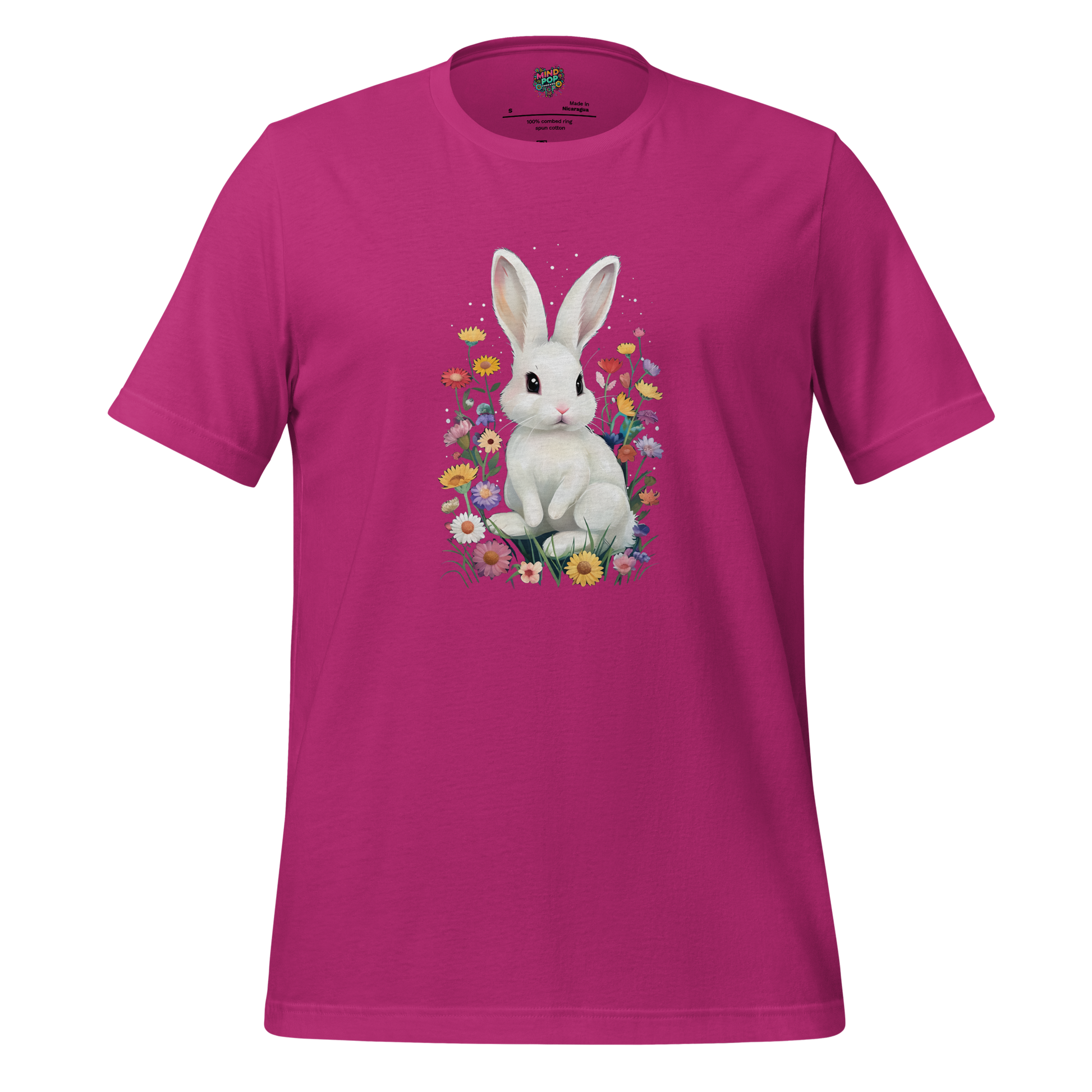 Spring Bunny Shirt Berry