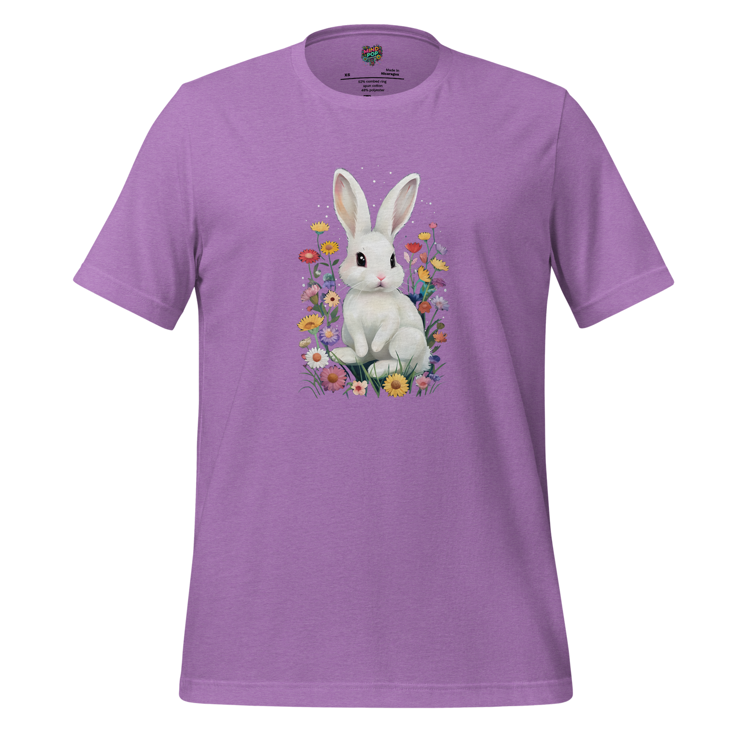 Spring Bunny Shirt Heather Team Purple