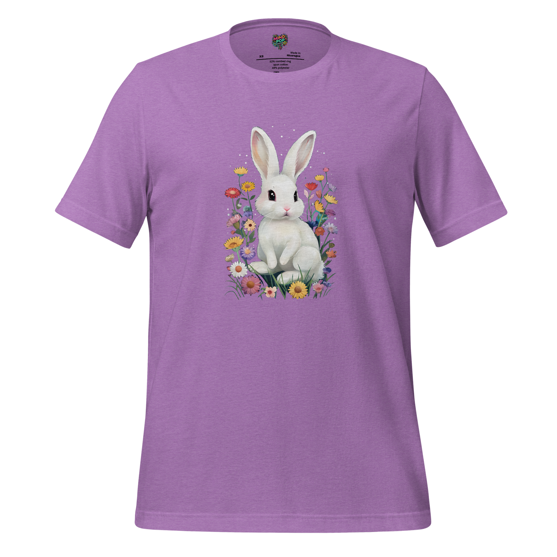 Spring Bunny Shirt Heather Team Purple