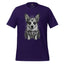 Sugar Skull Corgi Day of the Dead Cotton Shirt Team Purple