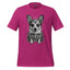 Sugar Skull Corgi Day of the Dead Cotton Shirt Berry