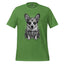 Sugar Skull Corgi Day of the Dead Cotton Shirt Leaf