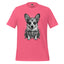 Sugar Skull Corgi Day of the Dead Cotton Shirt Charity Pink
