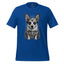 Sugar Skull Corgi Day of the Dead Cotton Shirt True Royal