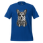 Sugar Skull Corgi Day of the Dead Cotton Shirt True Royal