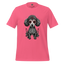 Sugar Skull Day of the Dead Poodle Cotton Shirt Charity Pink