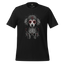 Sugar Skull Day of the Dead Poodle Cotton Shirt Vintage Black