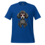 Sugar Skull Day of the Dead Poodle Cotton Shirt True Royal