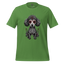 Sugar Skull Day of the Dead Poodle Cotton Shirt Leaf
