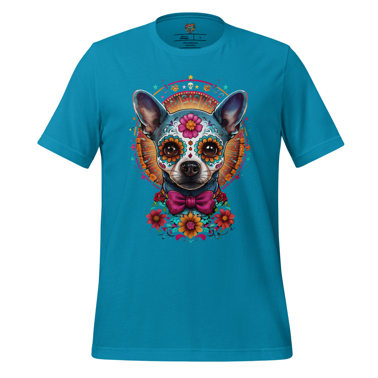 Sugar Skull Pet Memorial Cotton Shirt