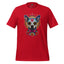 Sugar Skull Pet Memorial Cotton Shirt Red