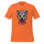 Sugar Skull Pet Memorial Cotton Shirt Orange
