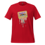 Summer Mix Tape Graphic Tee — Retro 80s Cassette Art Red