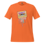 Summer Mix Tape Graphic Tee — Retro 80s Cassette Art Orange