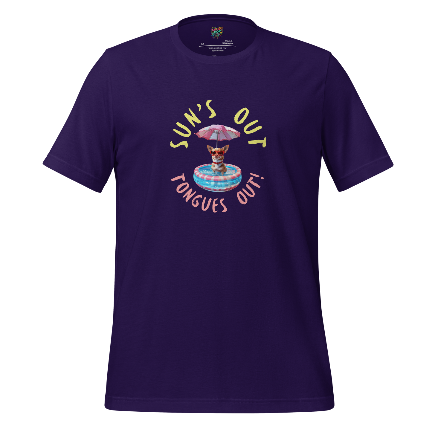 Sun’s Out, Tongues Out Shirt Team Purple