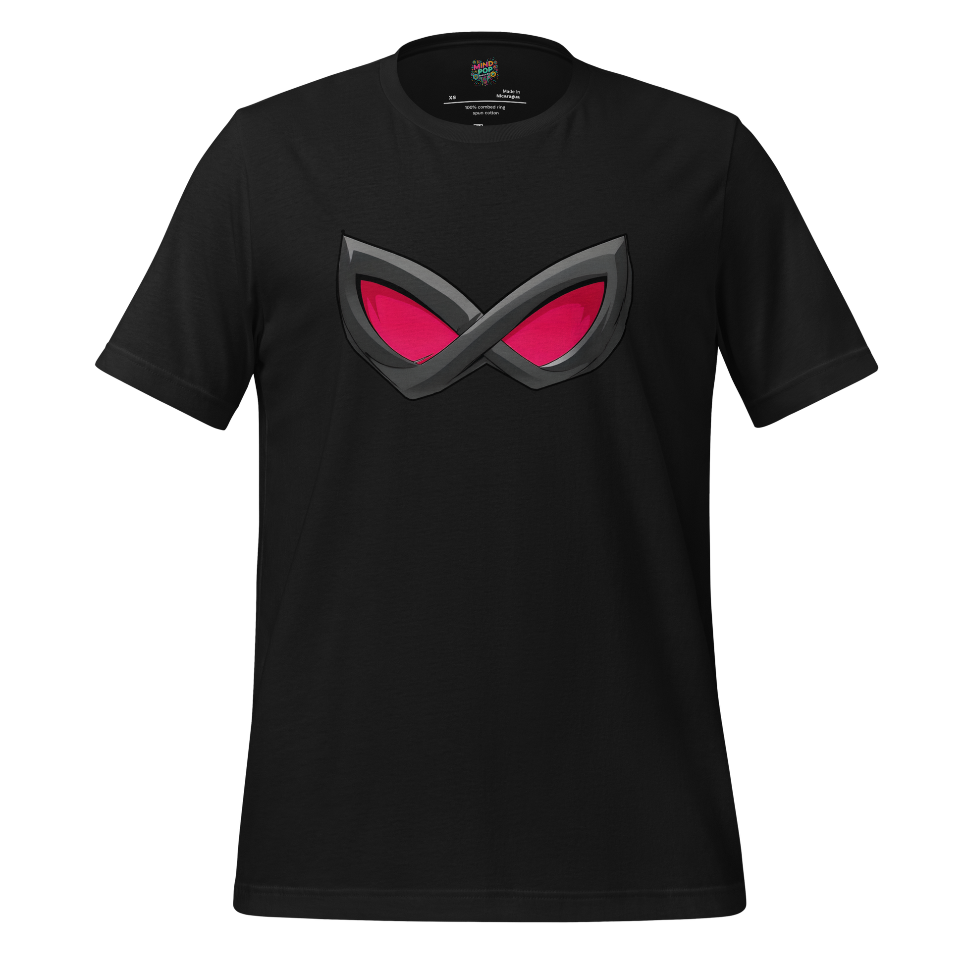 Superhero Mask Shirt Vintage Black