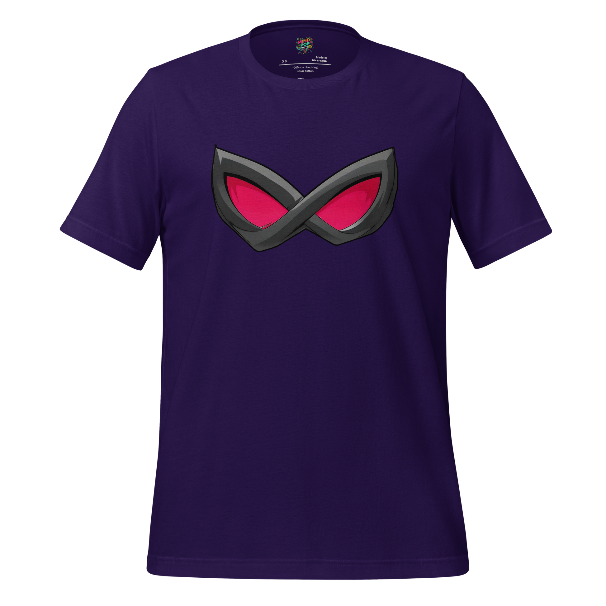 Superhero Mask Shirt Team Purple
