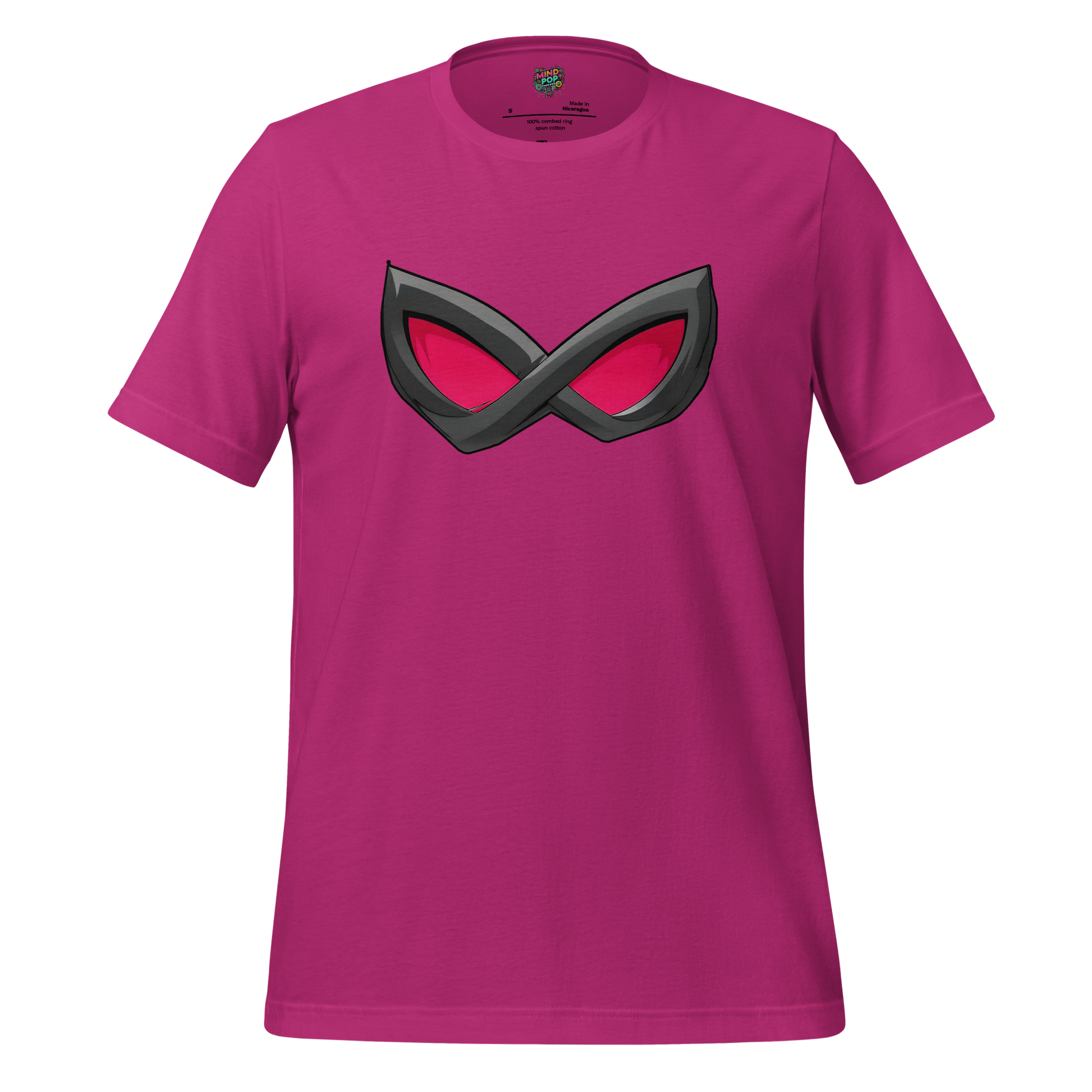 Superhero Mask Shirt Berry
