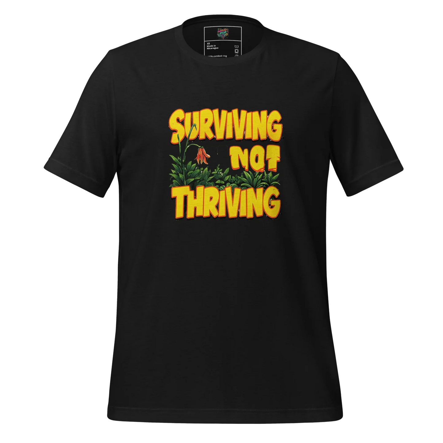 Surviving Not Thriving Shirt Vintage Black
