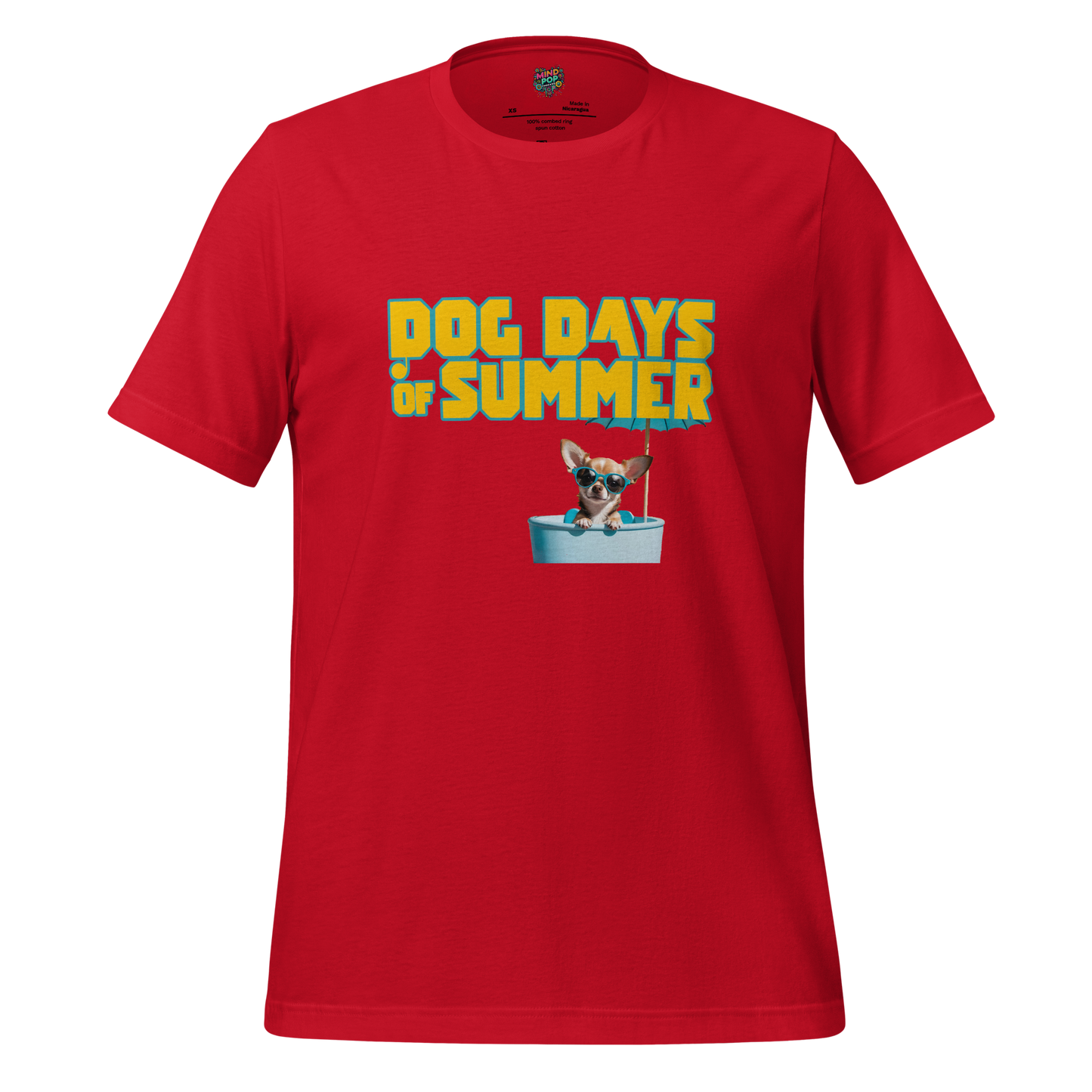 Teacup ChiChi Shirt Dog Days of Summer Red