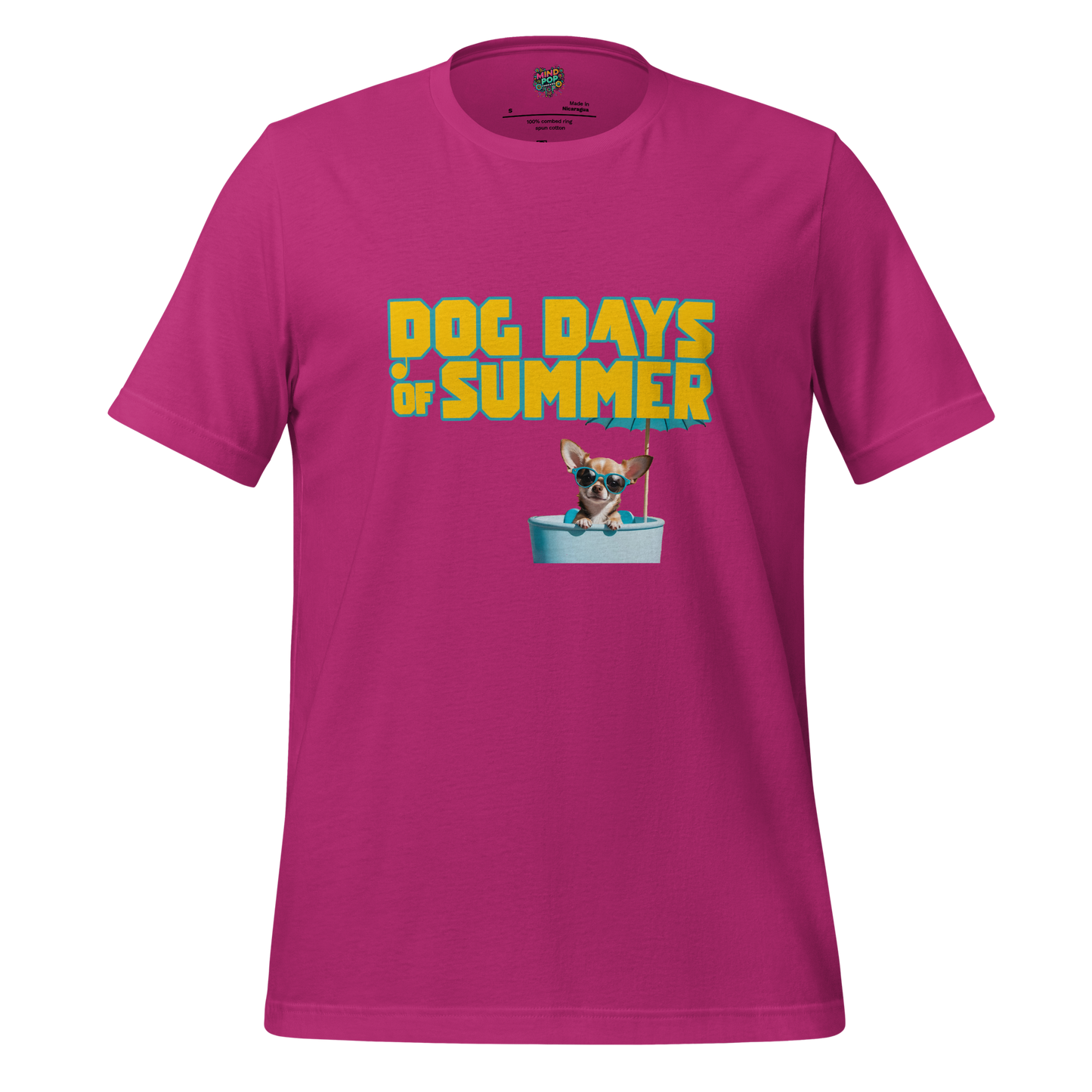 Teacup ChiChi Shirt Dog Days of Summer Berry