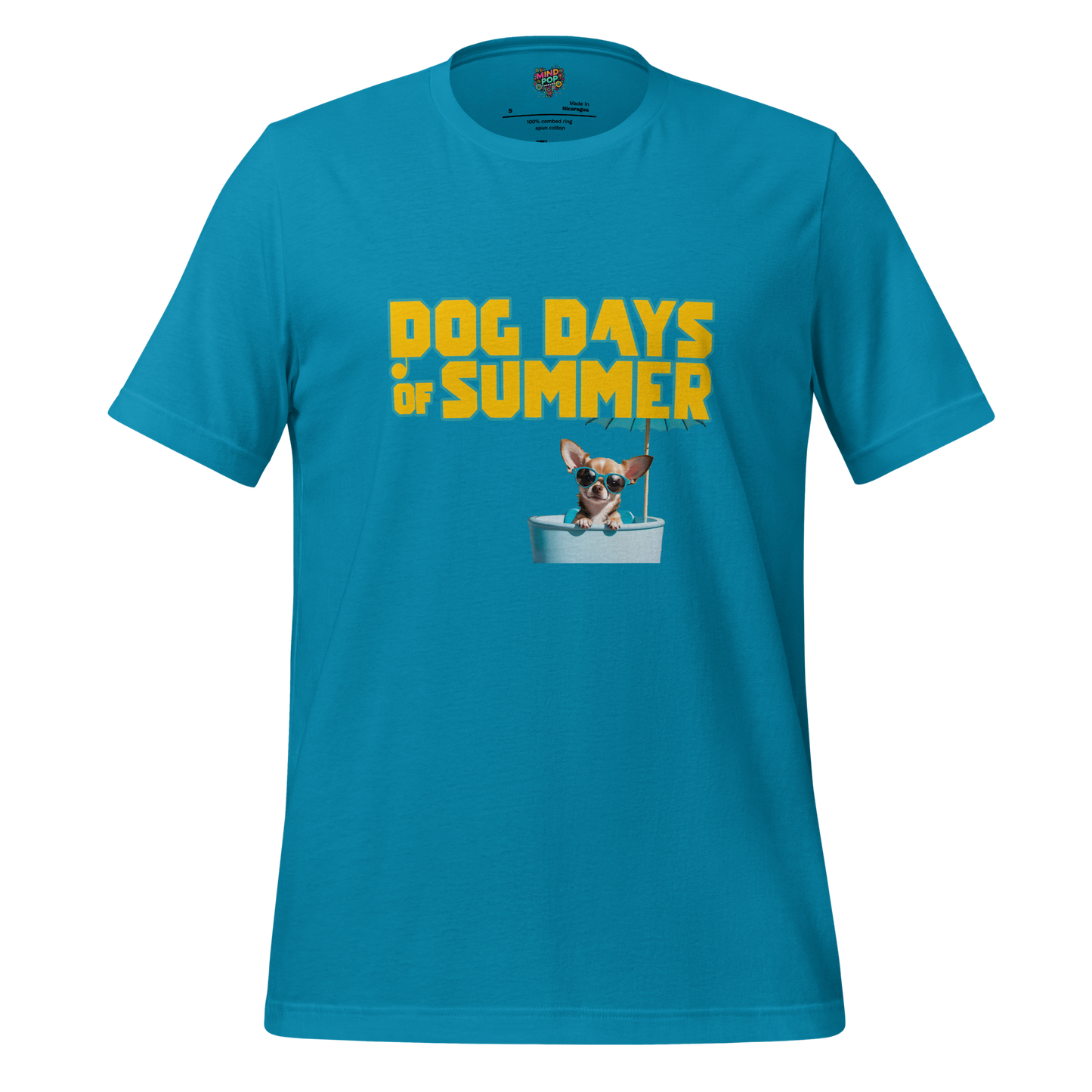 Teacup ChiChi Shirt Dog Days of Summer Aqua