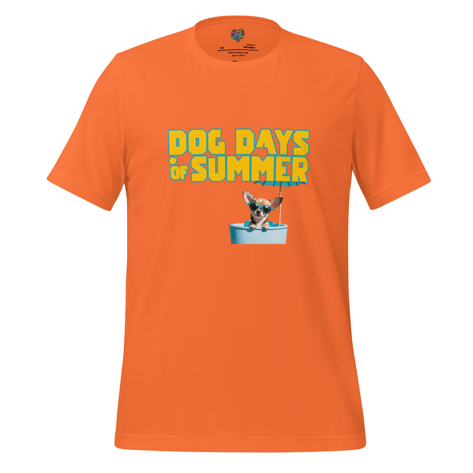 Teacup ChiChi Shirt Dog Days of Summer Orange