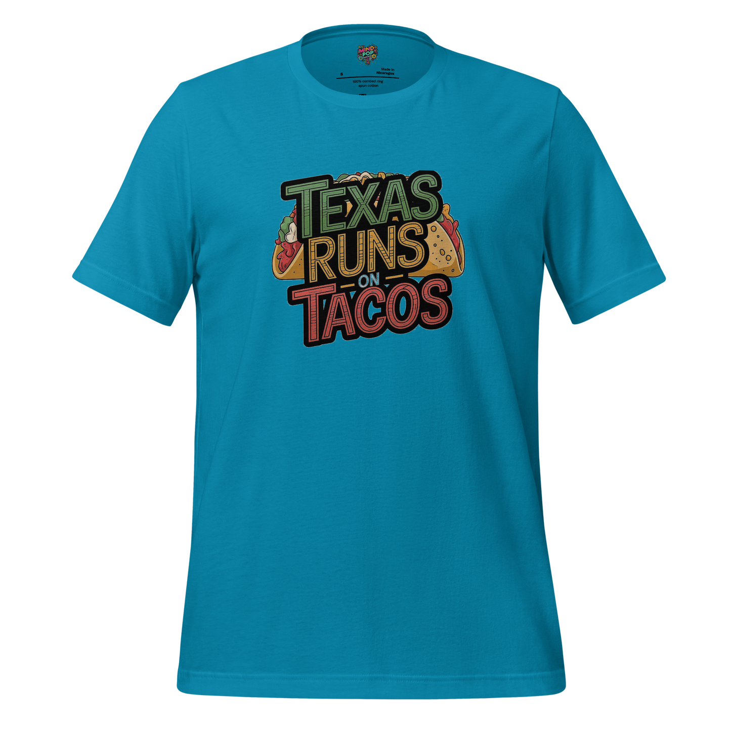 Texas Runs on Tacos Big Taco Aqua