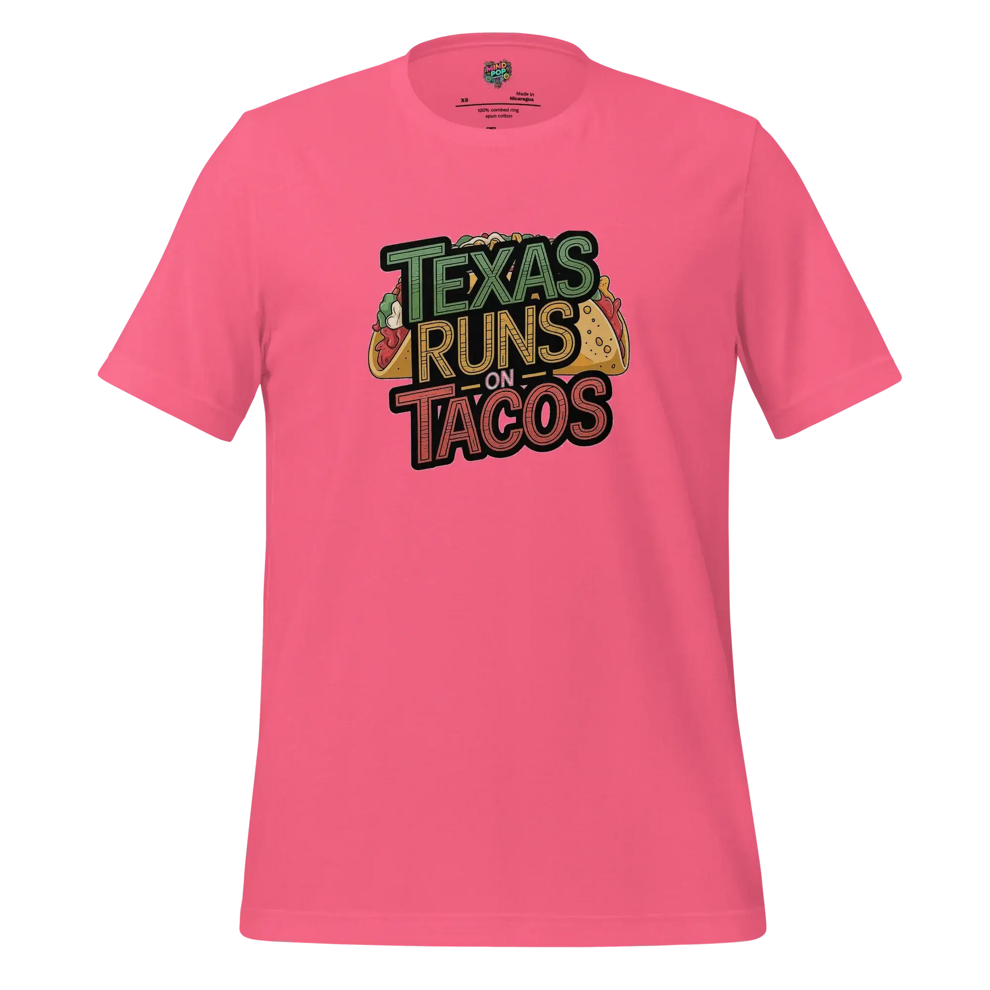 Texas Runs on Tacos Big Taco Charity Pink