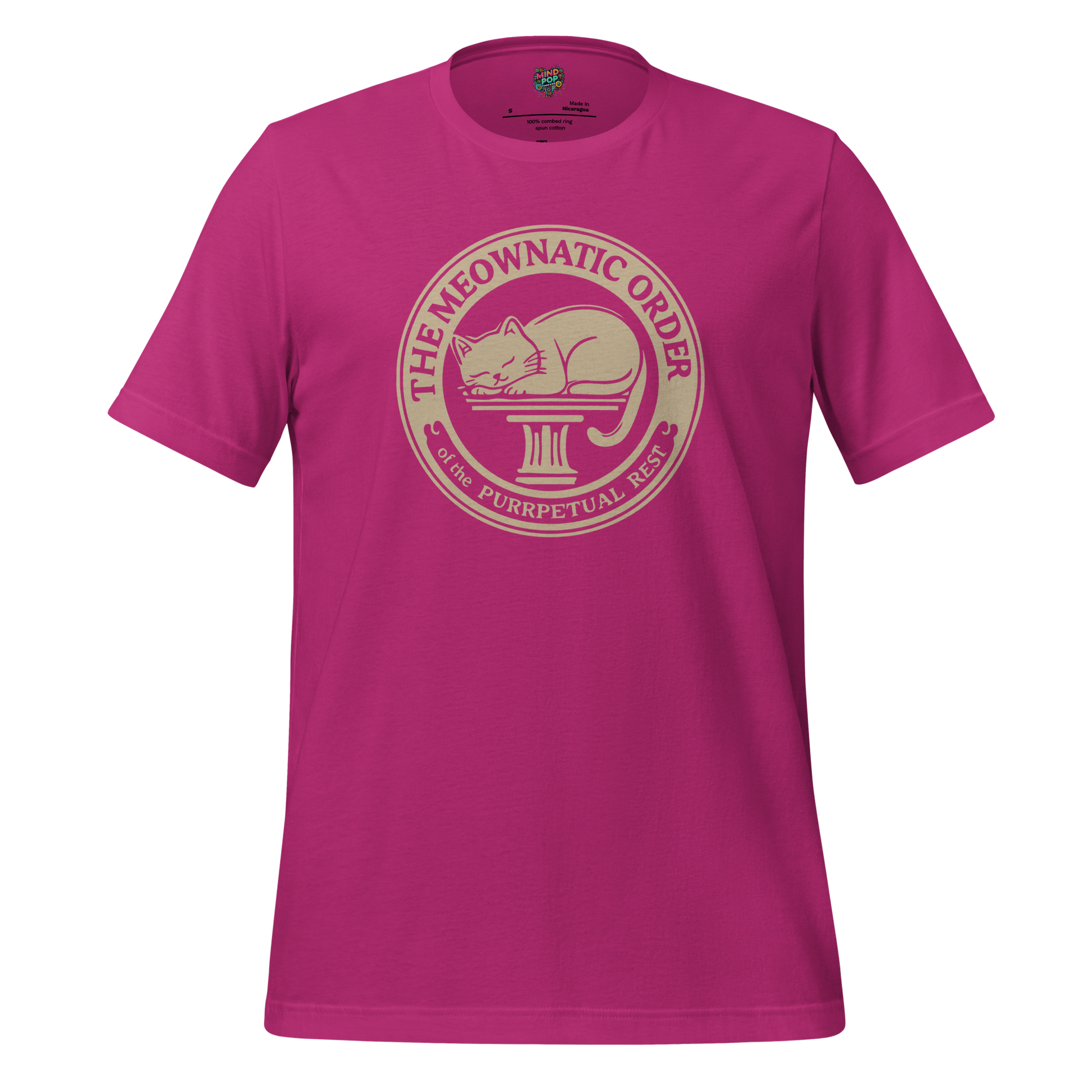 Meownatic Order Cat Cult Tee — Funny Occult Shirt