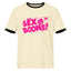 The Sex Booms Vintage Punk Band Ringer Shirt Natural Black