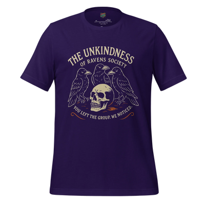 The Unkindness Raven Cult Shirt Team Purple