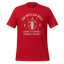 The Wiccan Wick Candle Cult Tee — Witchy Humor Shirt Red