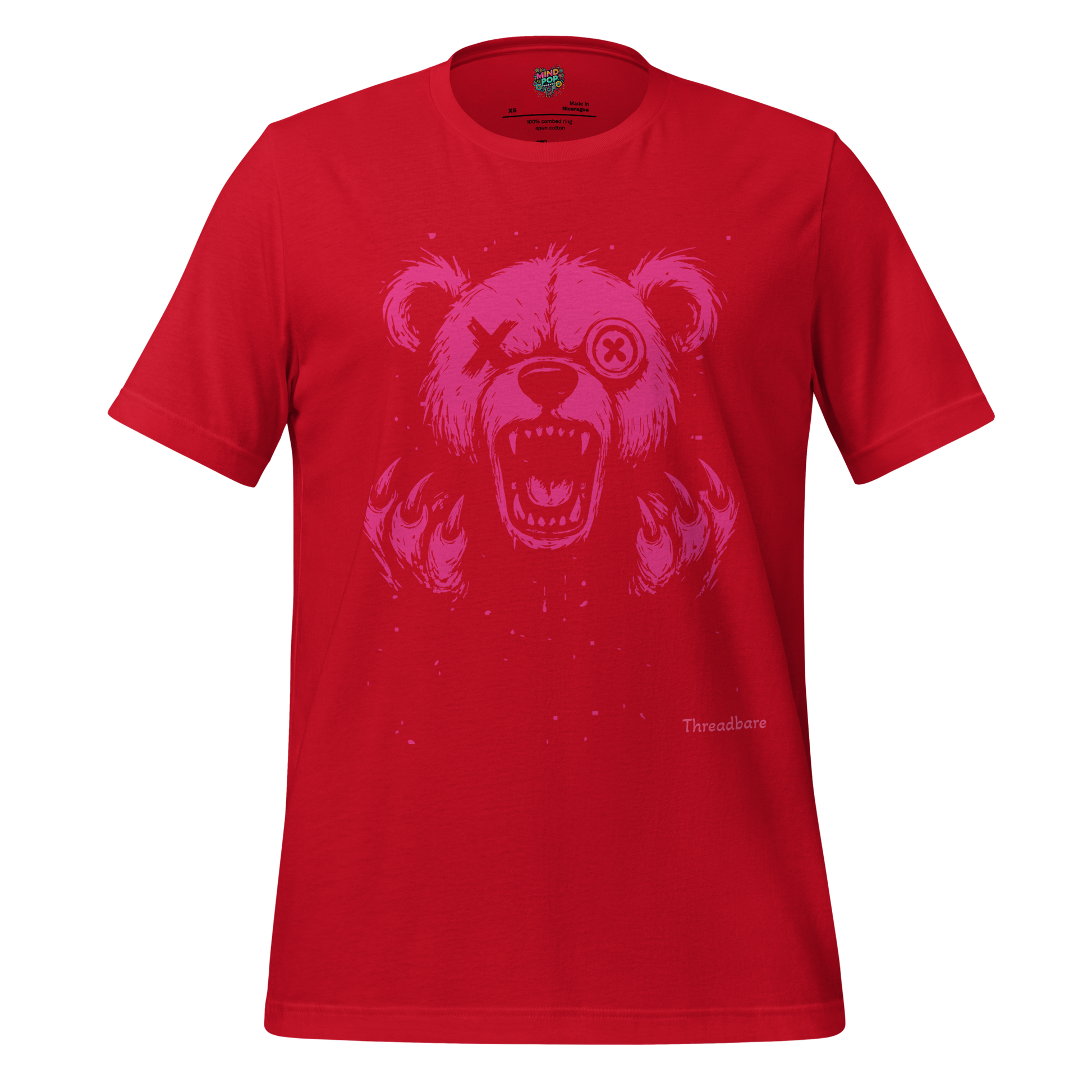 Threadbare Bear - Creepy Cute Shirt Red
