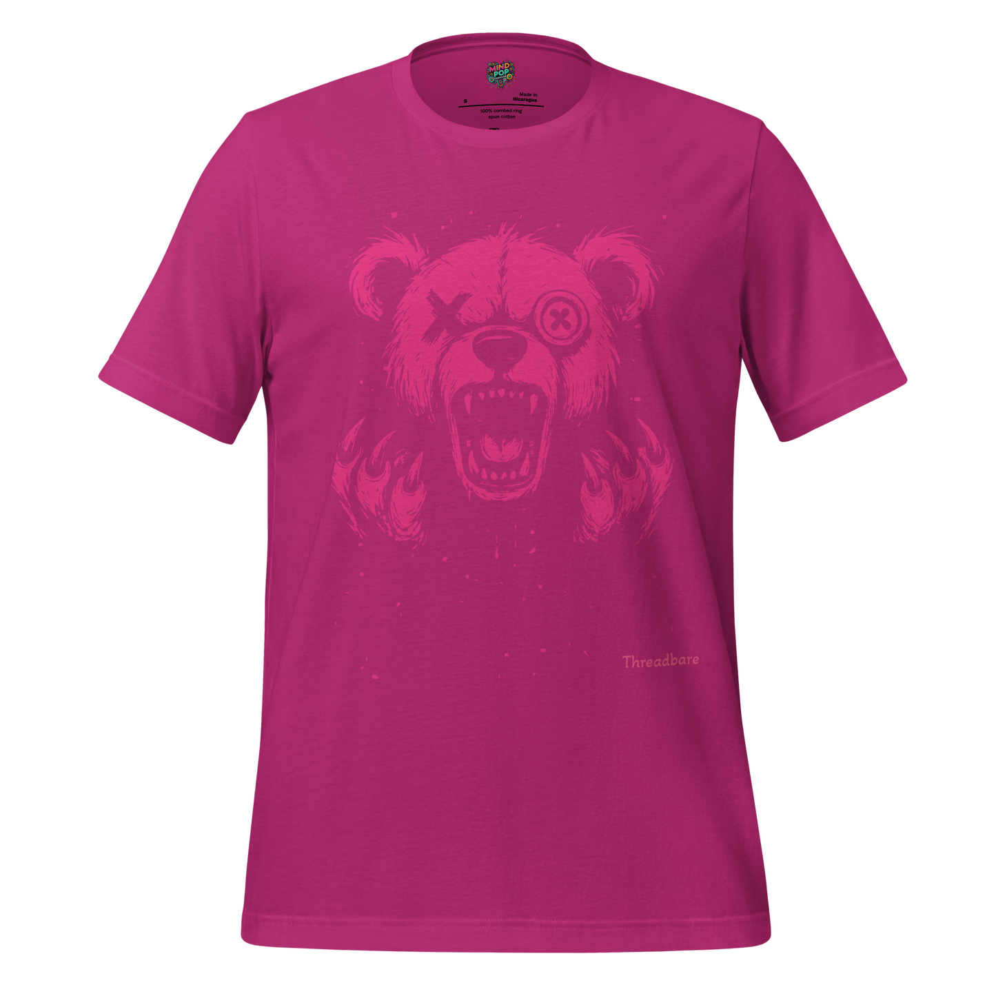 Threadbare Bear - Creepy Cute Shirt Berry