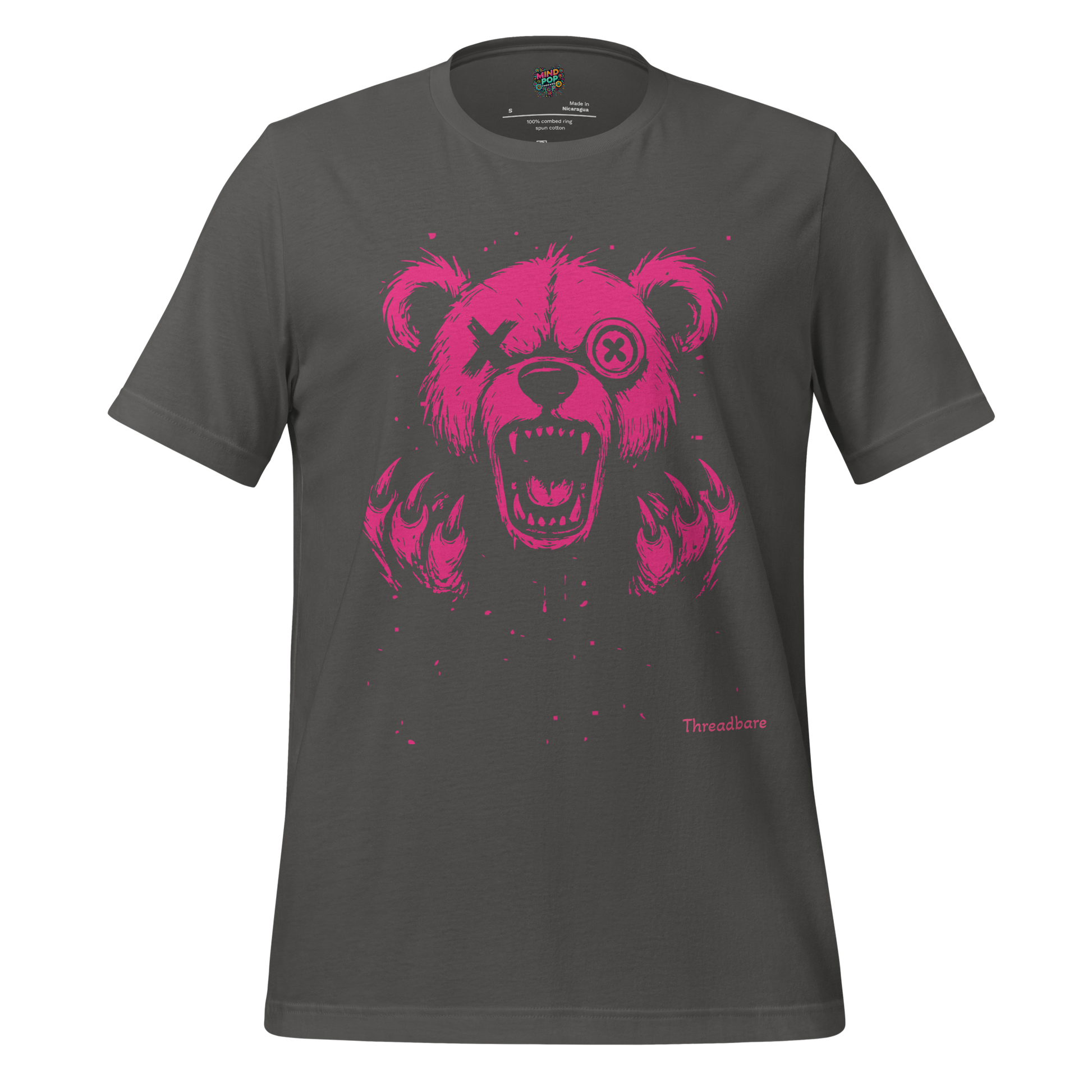 Threadbare Bear - Creepy Cute Shirt Asphalt