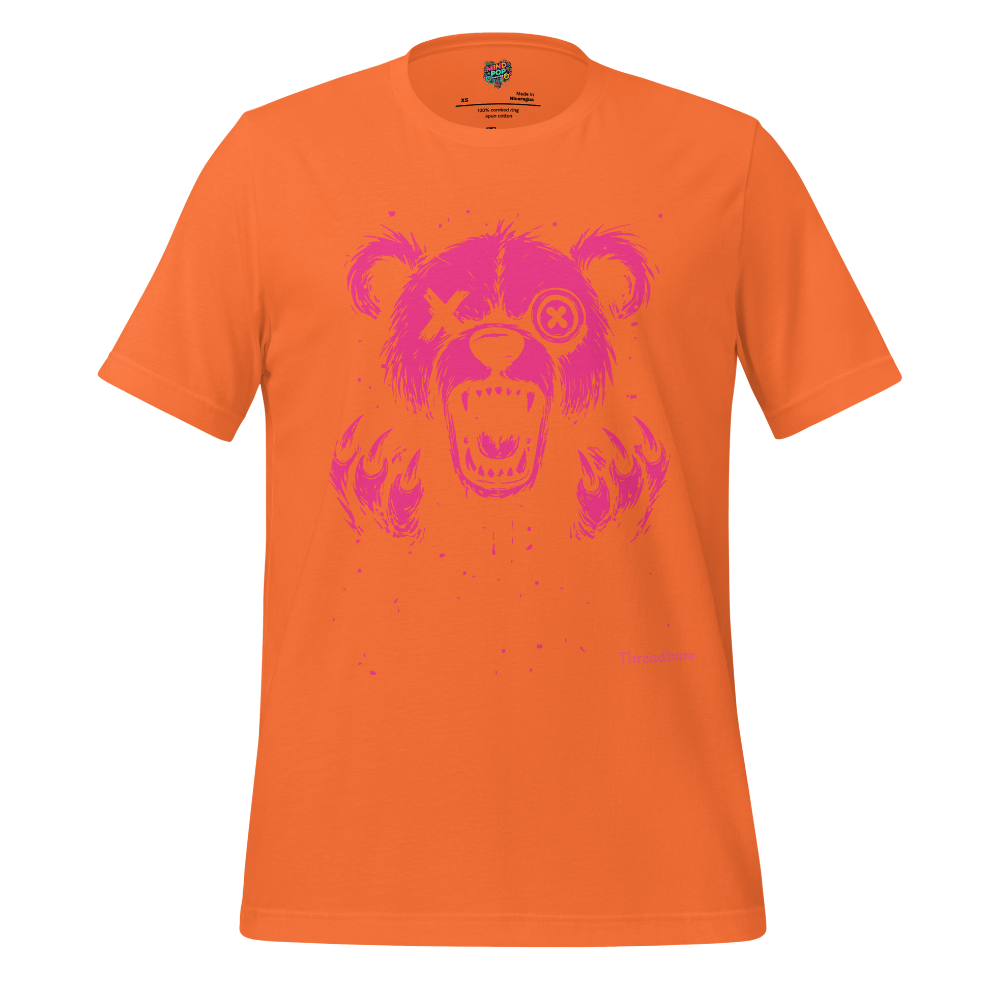 Threadbare Bear - Creepy Cute Shirt Orange