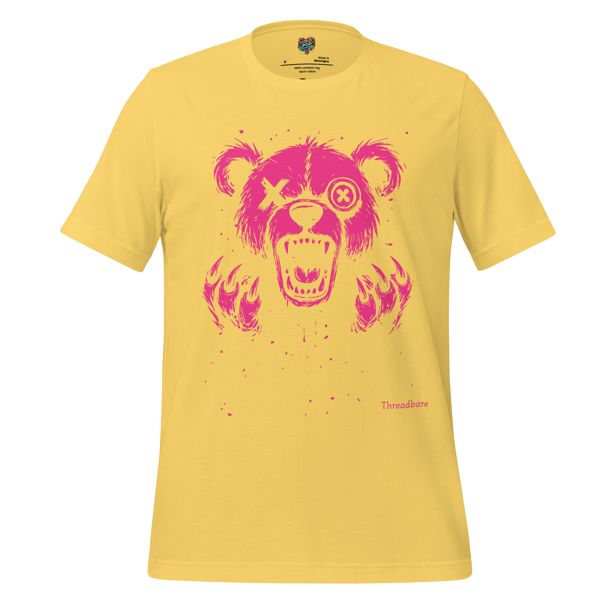 Threadbare Bear - Creepy Cute Shirt Yellow