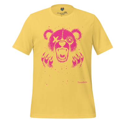 Threadbare Bear - Creepy Cute Shirt Yellow