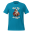 To Lit to Quit Santa Shirt Aqua