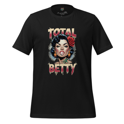 Total Betty – Chola Style Bubble Gum Babe Shirt Vintage Black