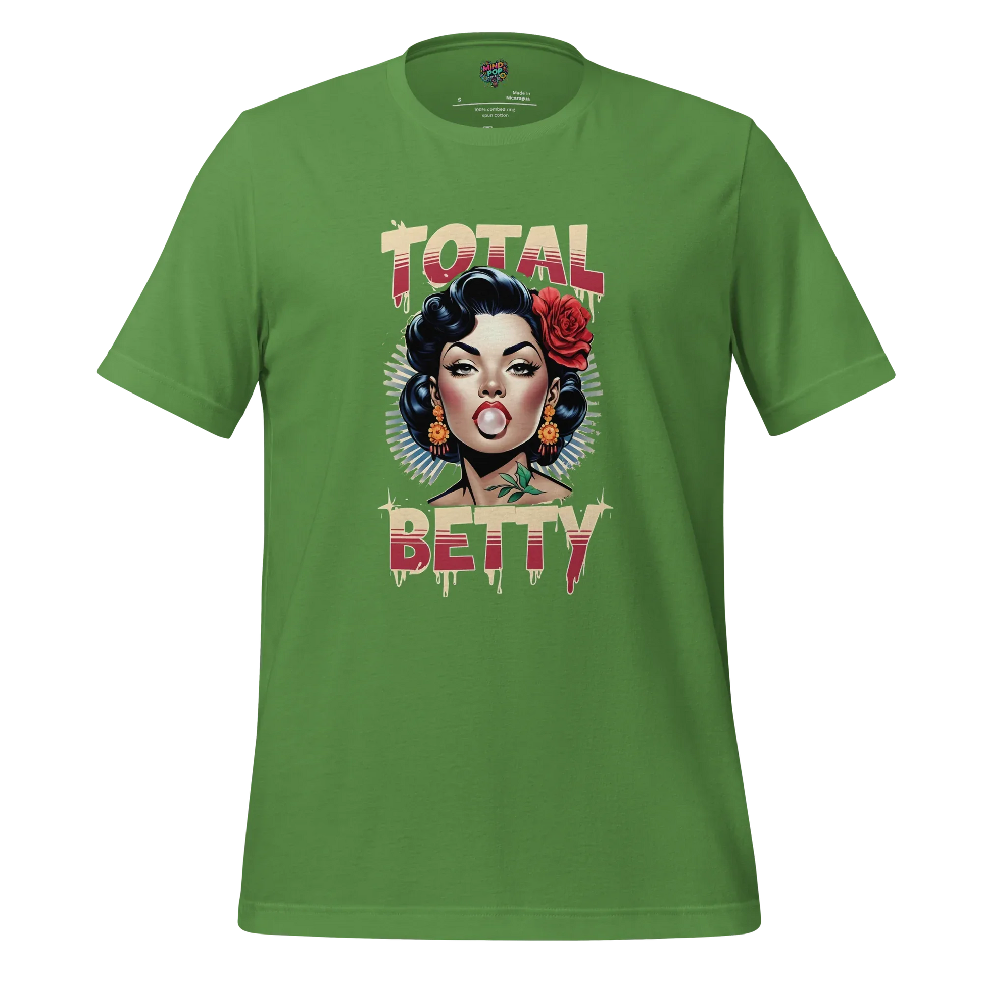 Total Betty – Chola Style Bubble Gum Babe Shirt Leaf