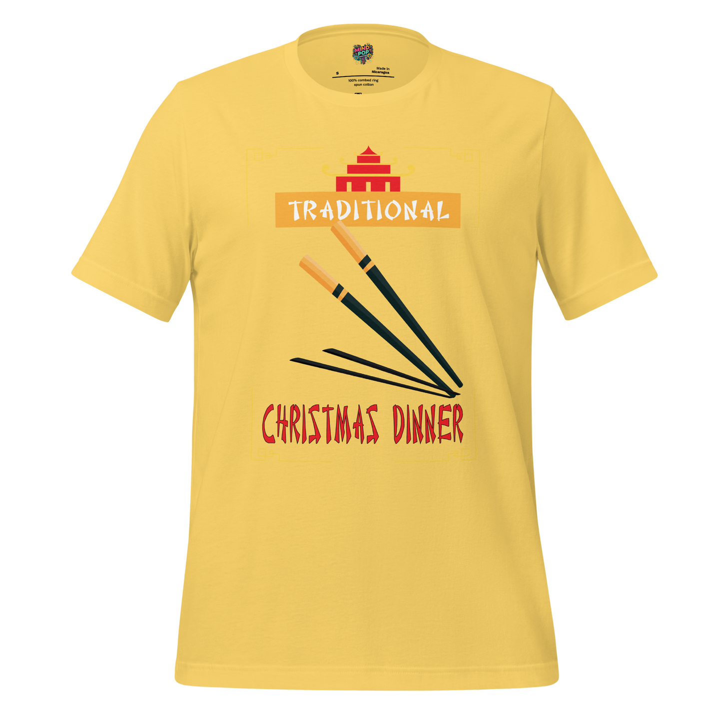 Traditional Christmas Dinner Shirt Yellow