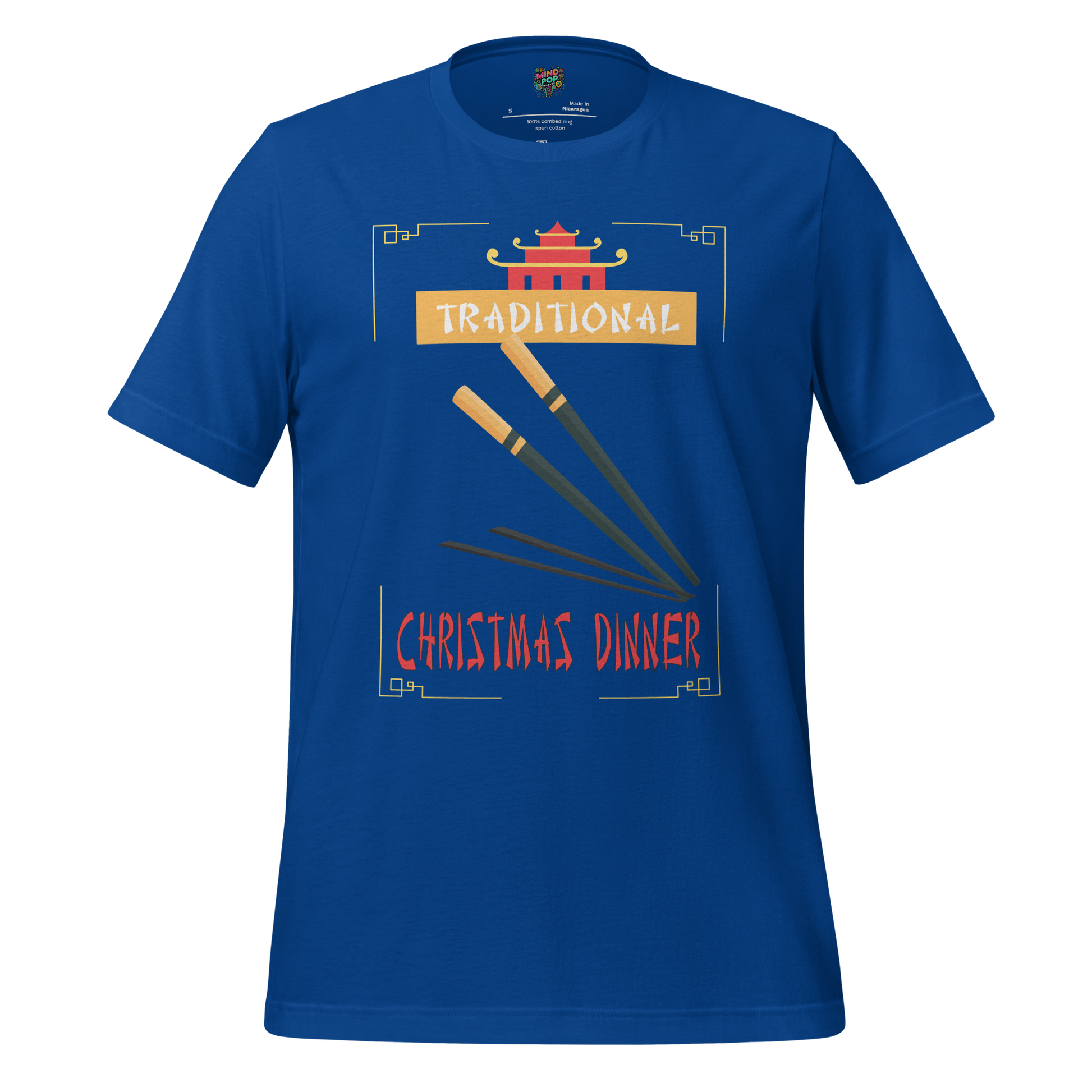 Traditional Christmas Dinner Shirt True Royal