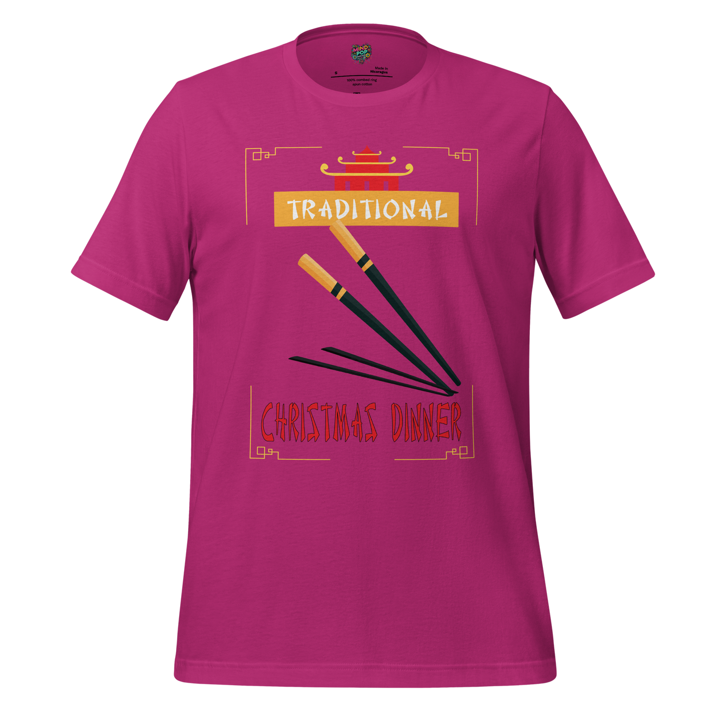 Traditional Christmas Dinner Shirt Berry