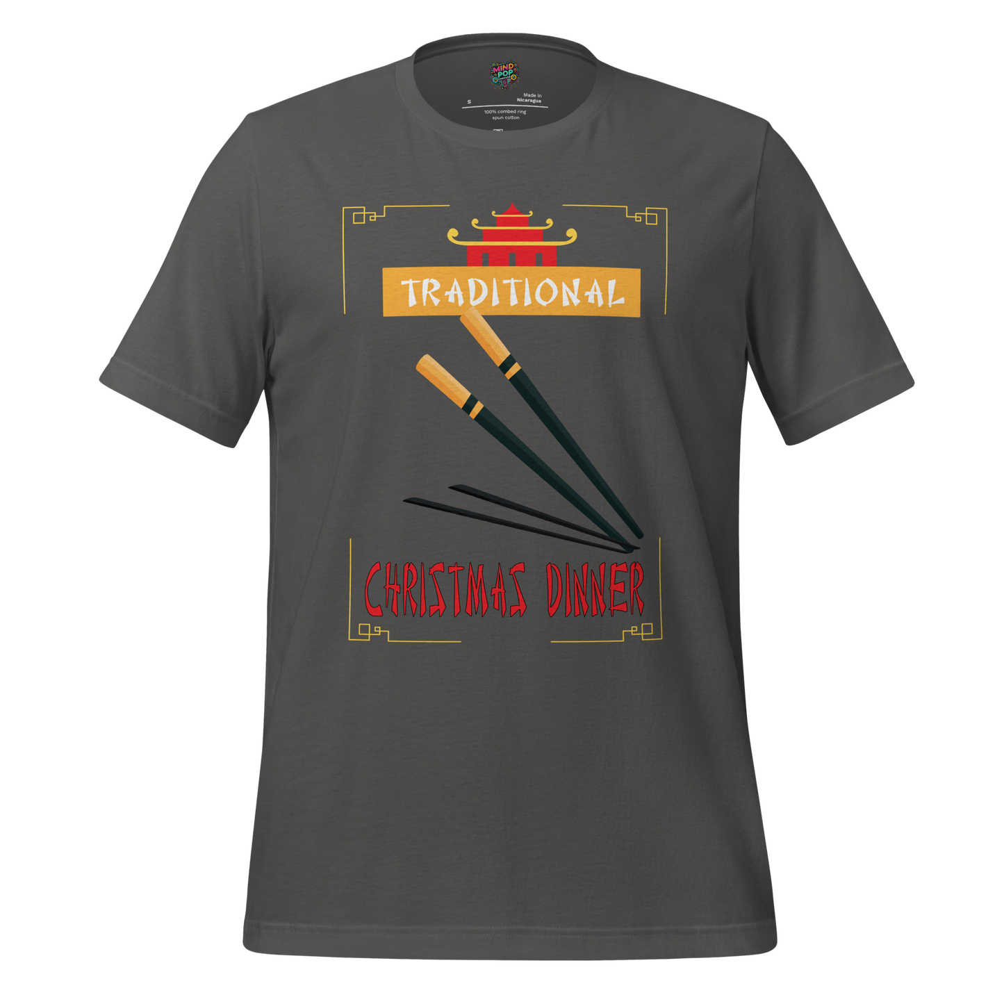 Traditional Christmas Dinner Shirt Asphalt