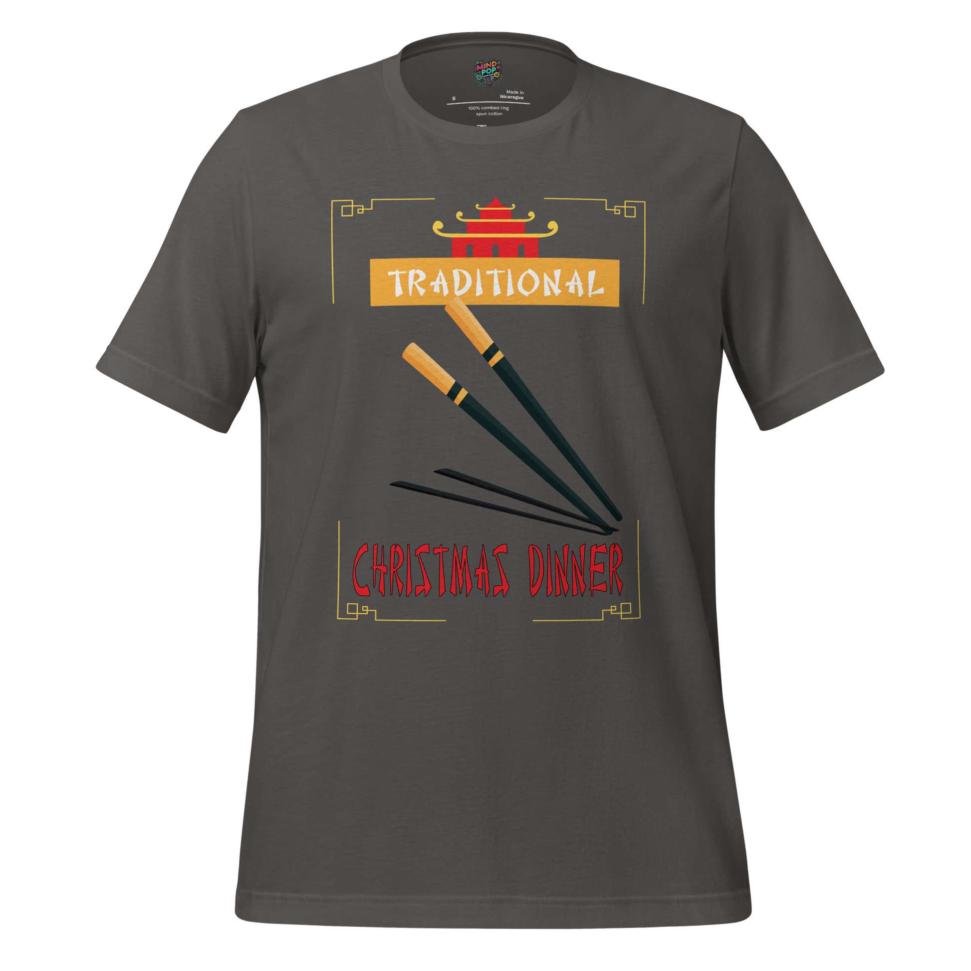 Traditional Christmas Dinner Shirt Asphalt